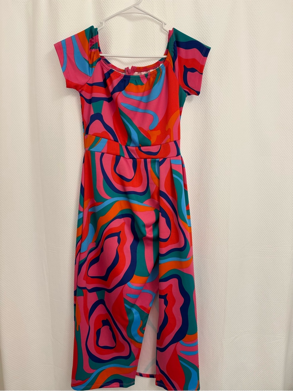 Multi-Color Swirl dress